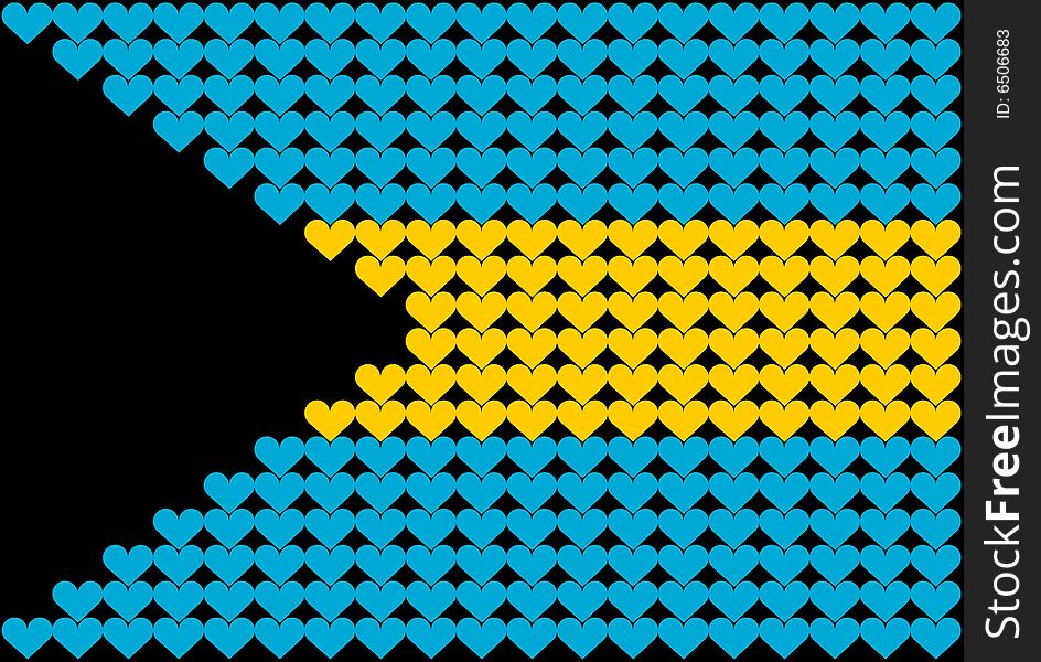 An illustration of Bahamas flag. An illustration of Bahamas flag