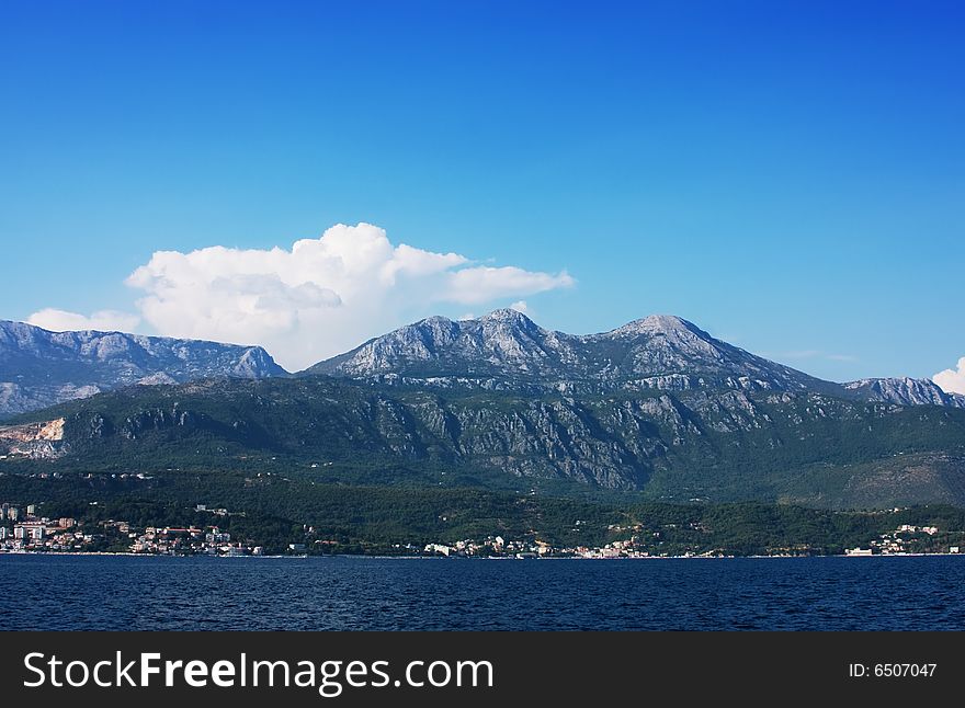 Photo of Montenegro seaside. Taken at summer. Photo of Montenegro seaside. Taken at summer.