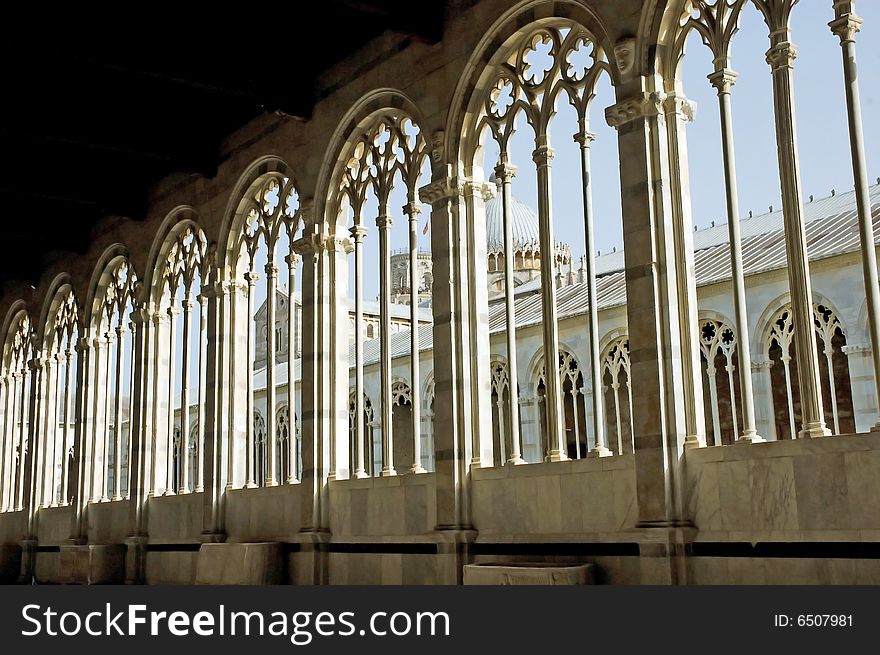 Monumental cemetery in Pisa