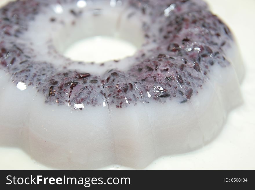 Photograph of pudding for buffet dessert