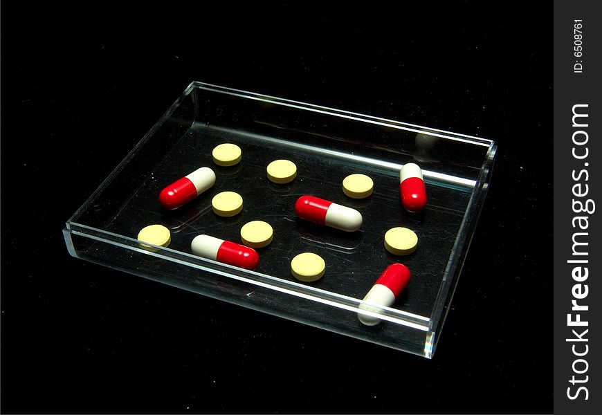 Medicines, pills, and tablets with isolated background. Medicines, pills, and tablets with isolated background