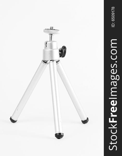 Mini tripod isolated on white. Mini tripod isolated on white.