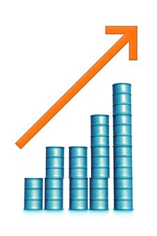 Rising Oil Prices Royalty Free Stock Photos Rising Oil Prices Royalty Free Stock Photos