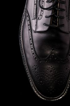 Leather Shoe Royalty Free Stock Photography Leather Shoe Royalty Free Stock Photography