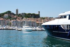 Yachts Moored In Cannes Marina Stock Photo Yachts Moored In Cannes Marina Stock Photo