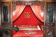 Chinese Ancient Furniture Stock Photo