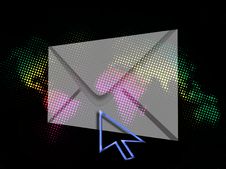 Email-abstract Graphic Stock Photo