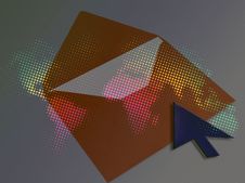 Email-abstract Graphic Stock Image