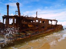 The Maheno Wreck Stock Photos The Maheno Wreck Stock Photos