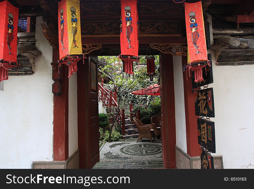 Lijiang ,a  top tourist town in china. Lijiang ,a  top tourist town in china
