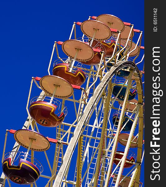 Panoramic sky-wheel in Klaipeda. Panoramic sky-wheel in Klaipeda