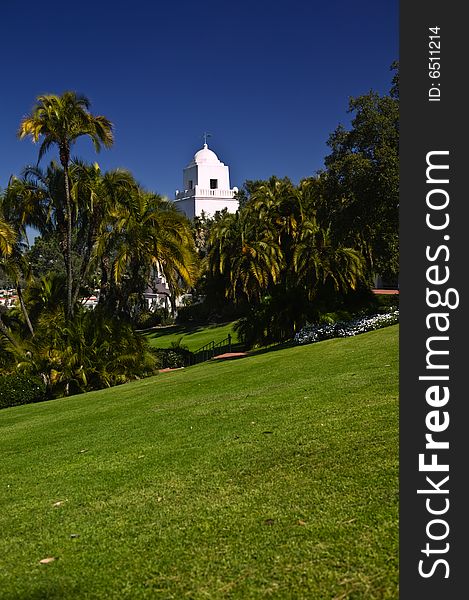 The historic Mission San Diego Presidio located in Old Town