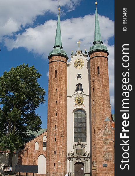 Cathedral in Oliwa, Danzig faith place poland