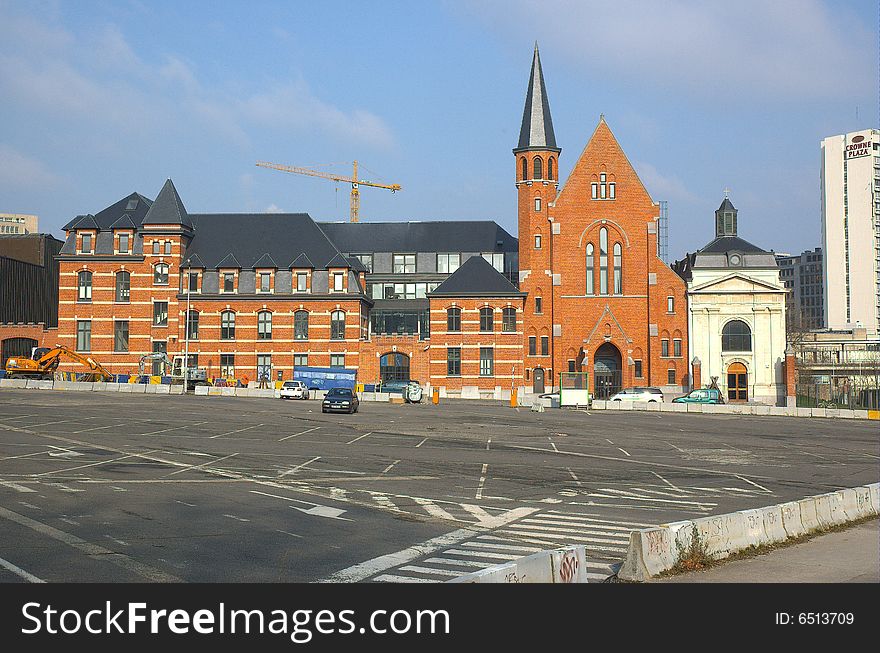 Church of which one is in the capital of Belgium, (Brussels). Church of which one is in the capital of Belgium, (Brussels)