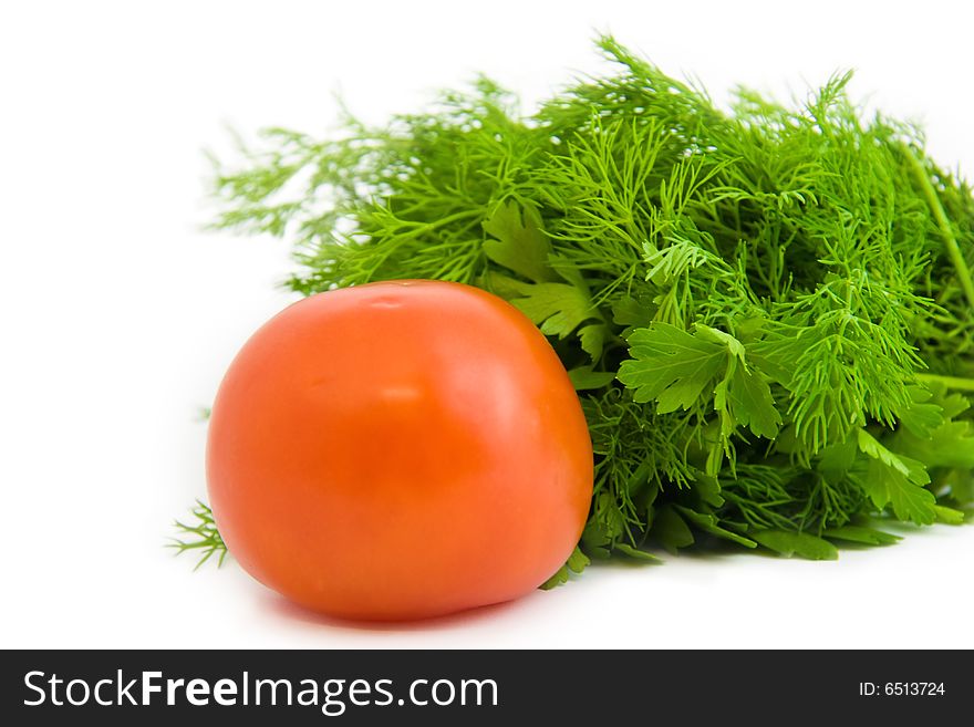 Tomato with parsley