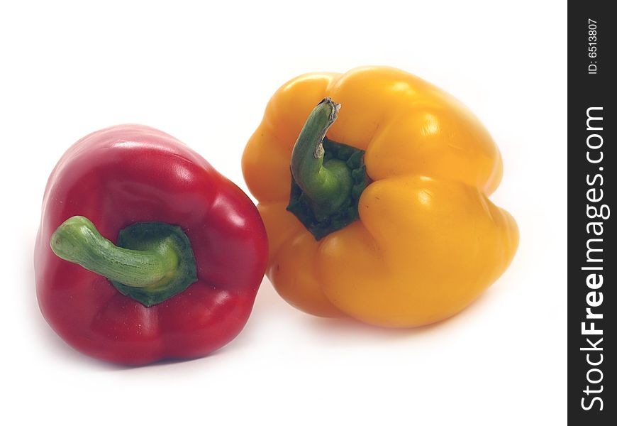 Red And Yellow Paprika