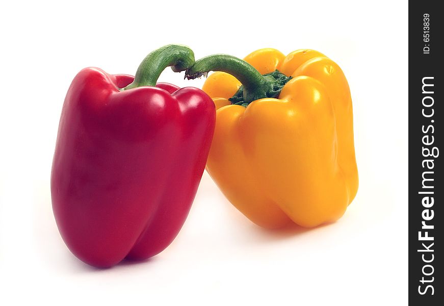 Red And Yellow Paprika