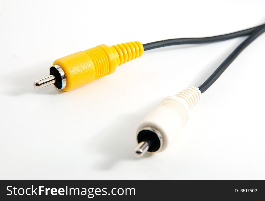 The cable for communications isolated. The cable for communications isolated