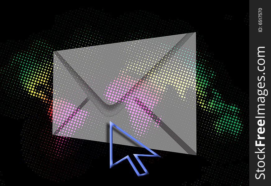 Email-abstract graphic