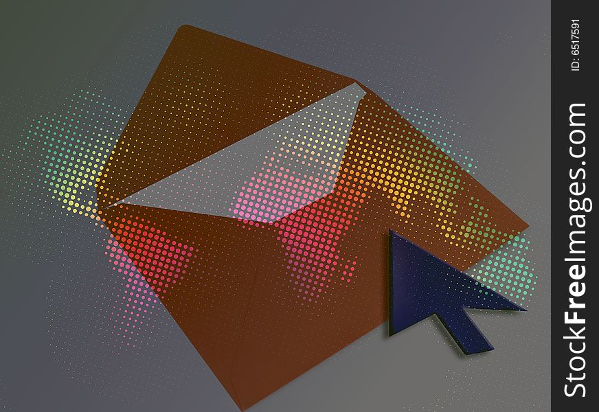 Email-abstract Graphic