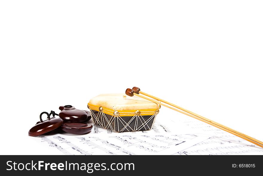 Brazilian Drum And Castanets