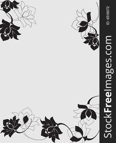 Abstraction of a flower beackground. Vector. Abstraction of a flower beackground. Vector