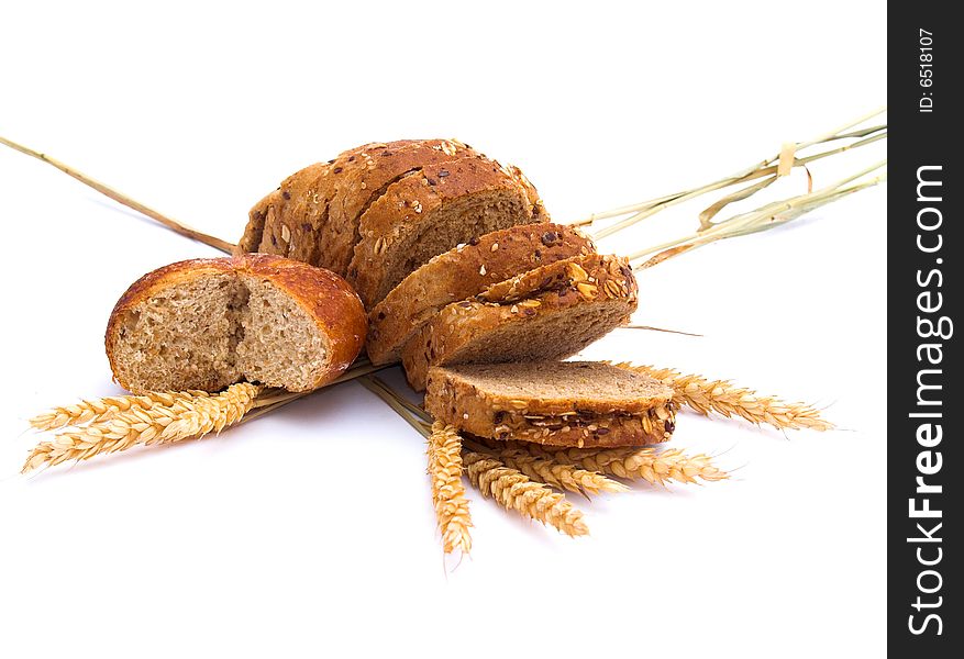 Various baking isolated on white background