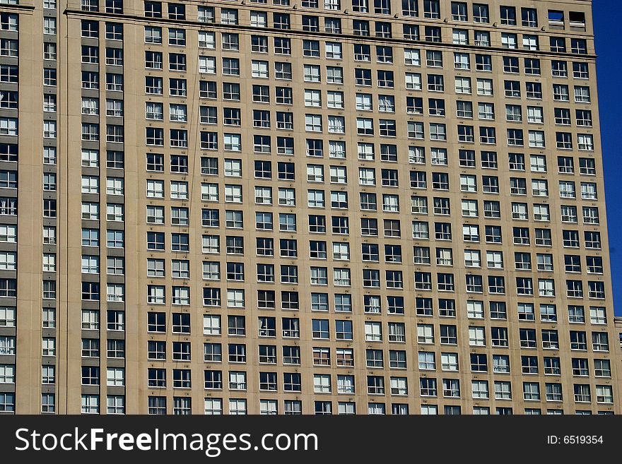 Brown skyscraper with lot of windows in Toronto. Brown skyscraper with lot of windows in Toronto