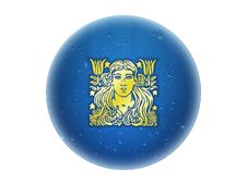 Virgo - Zodiac Golden Sign Stock Image