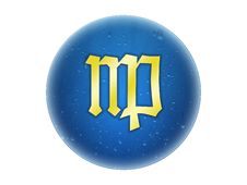Virgo - Zodiac Golden Sign Royalty Free Stock Photography