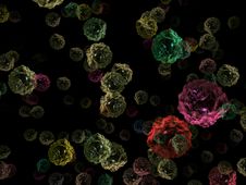 Alien Micro Colorful Fantasy Particles Stock Photo Alien Micro Colorful Fantasy Particles Stock Photo