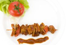 Shashlik Royalty Free Stock Photo Shashlik Royalty Free Stock Photo