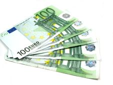 Euro Banknotes Royalty Free Stock Photo