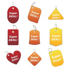 Colored Tags - Super Deal Stock Photos