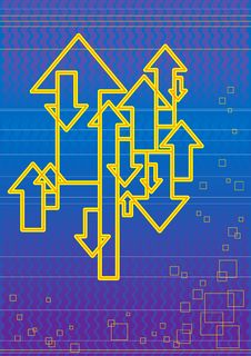 Free Arrows Moving Up And Down Stock Photos - 6525403