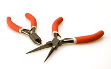 Cross Cut And Needle Pliers Stock Photos Cross Cut And Needle Pliers Stock Photos