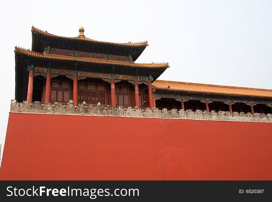 Chinese tradition construction，ancient palace