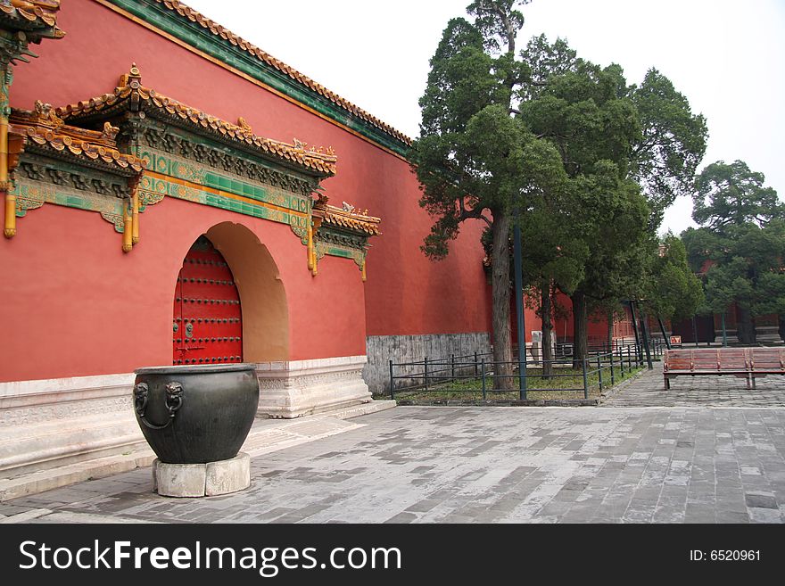 Ancient imperial courtyard in Beijing