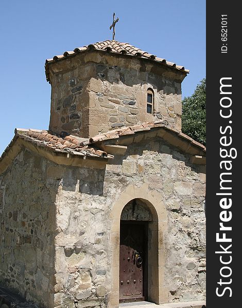 Georgian ancient chapel (Mzheta, Georgia). Georgian ancient chapel (Mzheta, Georgia)