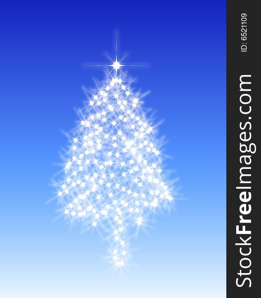 Abstract Christmas Tree 1