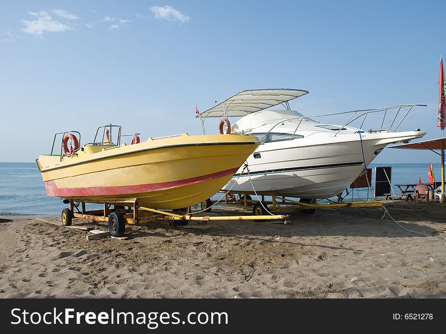 Boats On The Beach