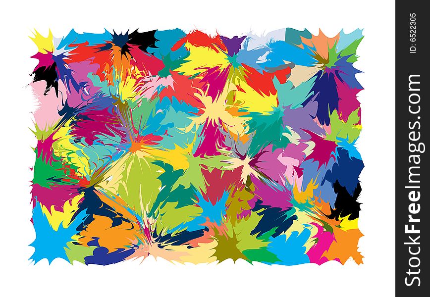 Abstract background. Multicolored vector illustration. Additional format: AI