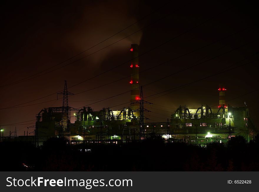 Thermal power station electricity energy