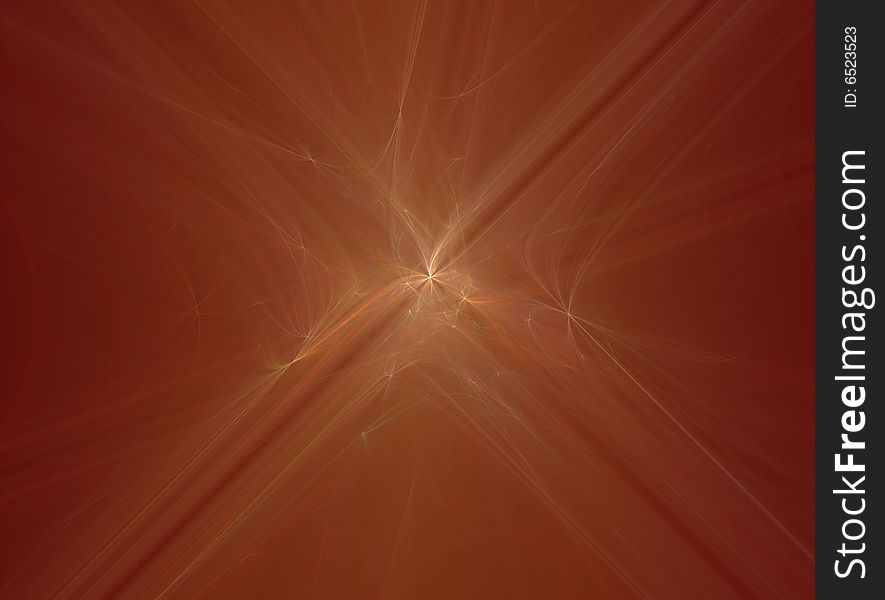 Red Star Cross Fractal