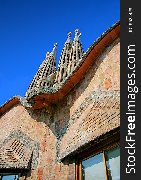 Detail Of The Temple Of The Sagrada Familia