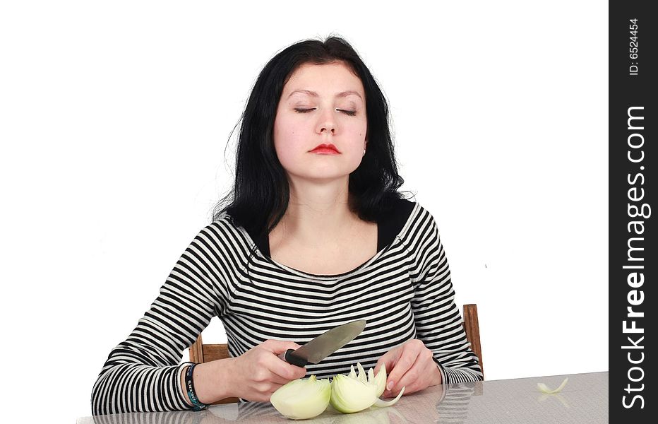 Woman With Onion