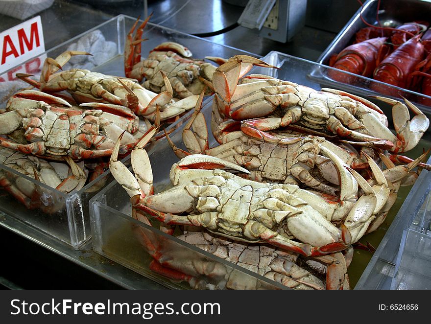 Fresh Crabs At Fisherman S Market