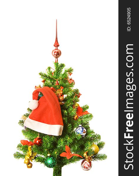 Decorated Christmas-tree