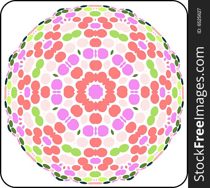 Circular Colorful Pattern