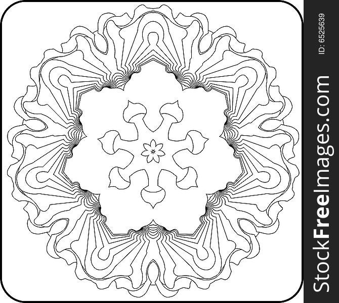 Symmetry curves pattern